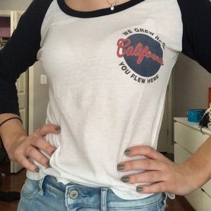 Pacsun California Baseball tee!🌼